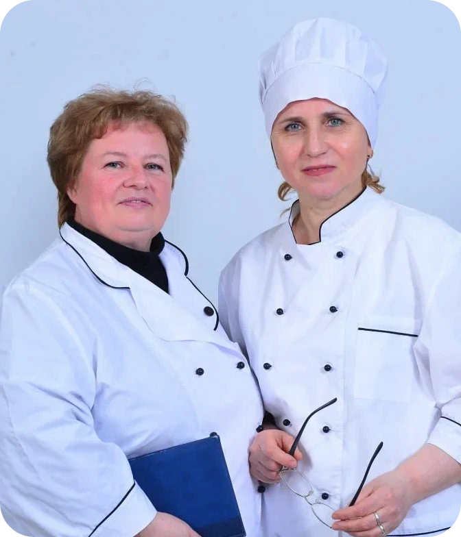 Наставники направления «Поварское и кондитерское дело» Авдюшина Ирина Владимировна, Медведева Ольга Юрьевна